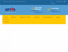 Tablet Screenshot of lepton.co.in